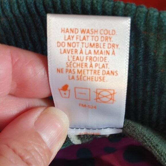 NWT TEAL CORDUROY EMBROIDERED BUCKET HAT UNISEX - Picture 9 of 10